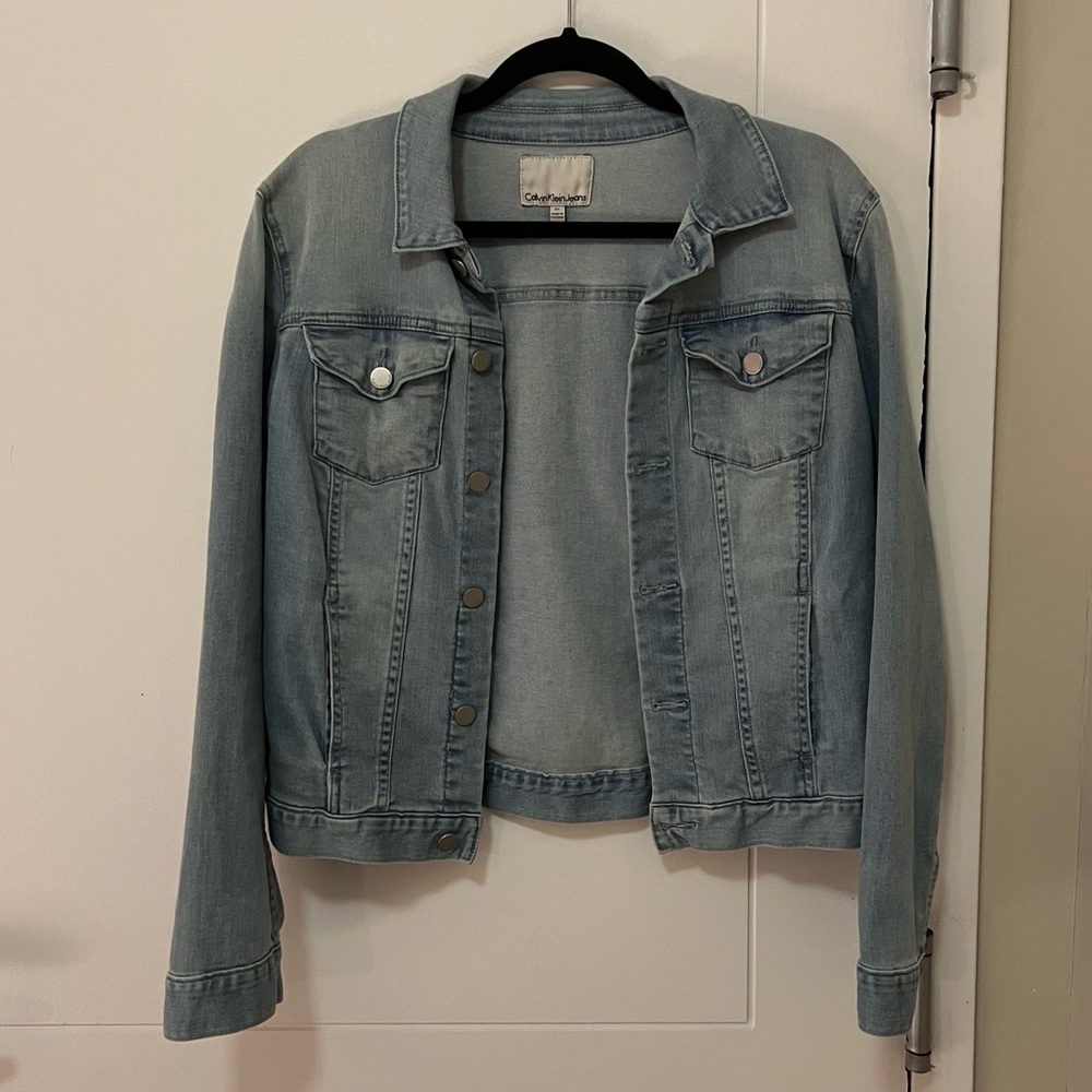 Calvin Klein Trucker Denim Jacket - Light Wash